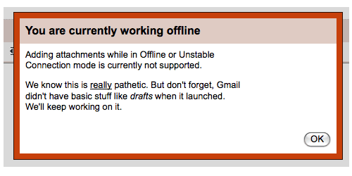 GMail Attachment Offline