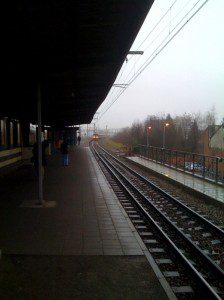 Train arriving