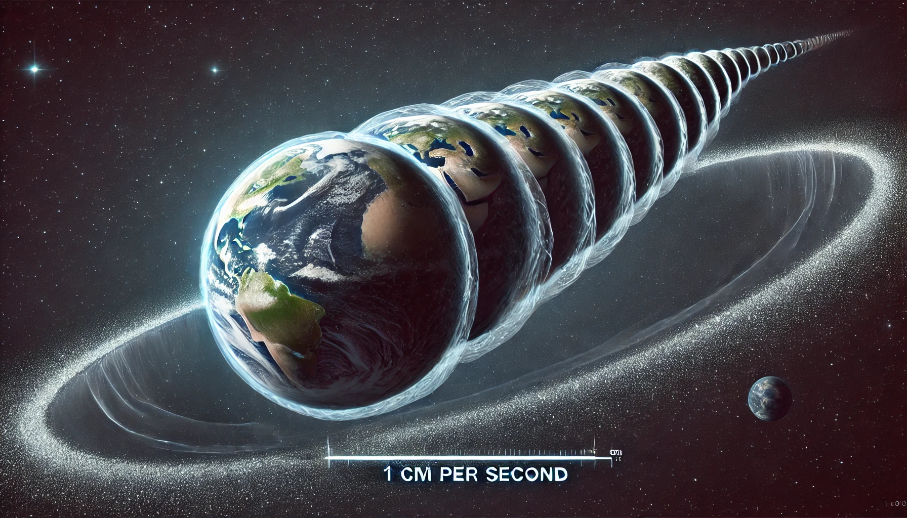 What if Earth grew 1cm every second?